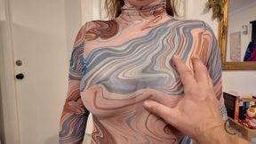 Sheer Clothes Try-On
