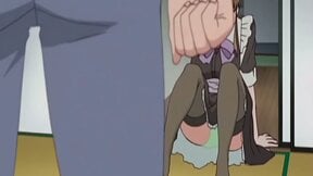 Japanese anime maid caught