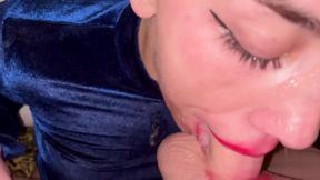 Filthy Whore Goes Zero to Sloppy Seconds &mdash;  Slurping Away My Golden Shower&#x1F6BF; Frenzy