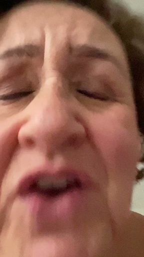GILF SassyVal Fucks in a HOT POV Video - See Her Hairy Granny Pussy &amp; Big Mature Tits   Clip 1