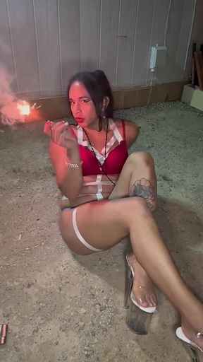 Fourth of July Striptease Video