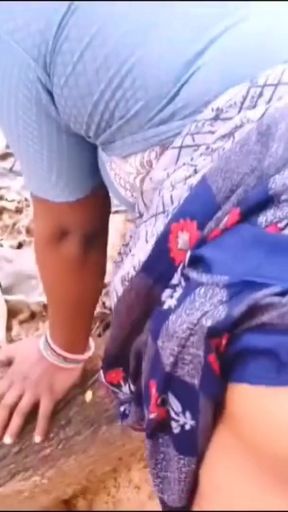Epic moment from &quot;Village aunty with Room owner in jungle 💋&quot;