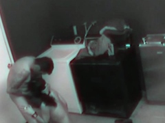 Hot Couple Fucking in laundry