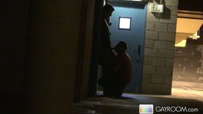 Sloppy Public Blowjob - Passionate Action at  Gay XXX