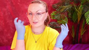 Asmr Video with Medical Nitrile Gloves (arya Grander)
