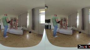 lady gang - yoga threesome w huge cock jocks – behind the scenes vr part one