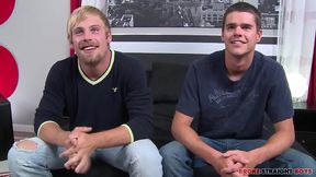 Skyler Daniels & Tate ThompStepSon Deepthroat Big Dick In Hot Amateur Gay Session