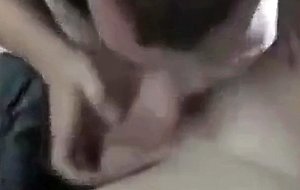 Stroking my cock with car door open to lure in a cocksucker