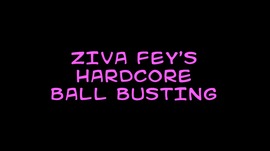 Ziva Fey - Extreme Boot Ball Busting