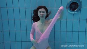 Flashy date - floating tits sex - Underwater Show