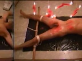 Hot wax tortured again guy