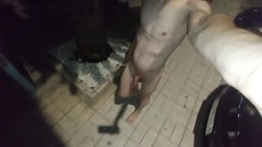 Walking totally naked on the street