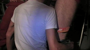 bottom in sneakers fucke dby 2 scally boys in jogging