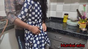 indian desi husband wife hardcore sex in kitchen