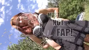 Pregnant big tits hot redhead girl fucked outside, big dick sex experience