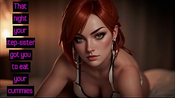 That night your step-sister got you to eat your cummies SO HOTT