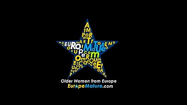 Busty and fatty blonde british mature solo masturbation