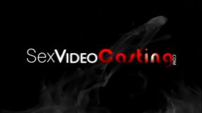 Cock sucking newcomer at sexy casting