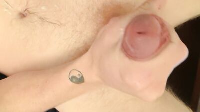 Straight guys cock stroking and creamy cumshot compilation