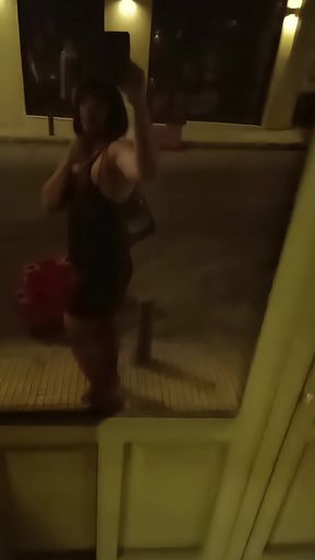 Walking the streets always on heels