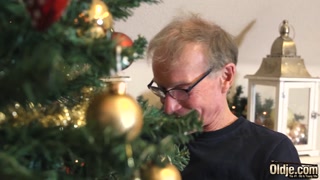 Nice Old man fucks tight teen pussy and cums