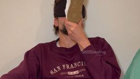 I demand your load on my Sneakers