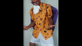 Master Roshi Masterbating thinking about Bulma Cosplay