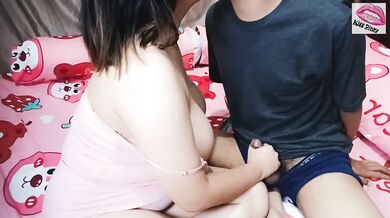 Asian Maid And Driver Caught Cheating In House Big Tits Blowjob