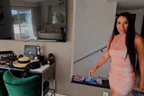 My couch-surfer becomes my girlfriend with Danika Mori