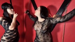 I love burying myself in your breasts while you're trapped in our X. By Roxy Fire and Lena Cam Babi part 1