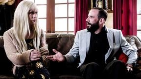 ”Huge dick step daddy reunites with t-girl stepdaughter by pounding her”