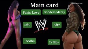 Competitive Wrestling AFT#3: Goddess Marcy VS Paris Love - Main Card