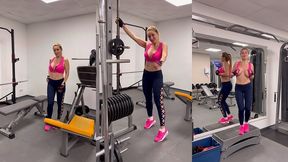 coucou bb suite de mon exhibition dans la salle de sport