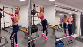 coucou bb suite de mon exhibition dans la salle de sport