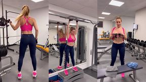 coucou bb suite de mon exhibition dans la salle de sport