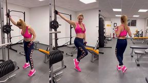 coucou bb suite de mon exhibition dans la salle de sport