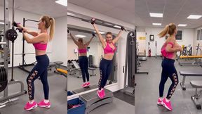 coucou bb suite de mon exhibition dans la salle de sport