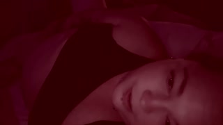 BBW chick gets stoned,&nbsp;talks dirty and masterbates