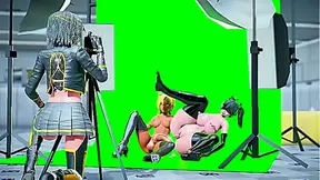 Futuristic Futanari Encounter Sparks Electric Desires