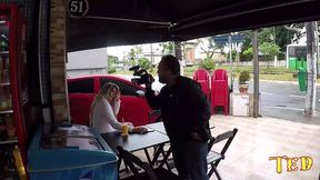 bastidores do ted com a estrela katharine madrid - big bambu - johnny gabriel