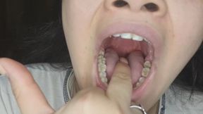 The Giantess swallows you and shows you her insides