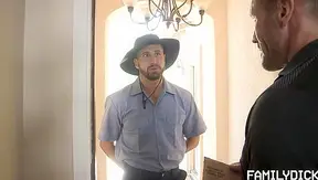 Family Package Delivery - Michael, Myles, and Wesley's Threesome Treat