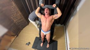 Bondaged Hunk Braden Charron Got Tickled By Dan Edwards