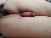 Prostate orgasm and cleaning my mess