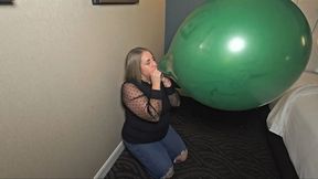 Kneeling Floor Inflation: Massive Green Balloon B2P