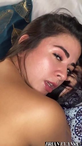 POV MILF Silvana Lee Gives Footjob and Fucks Brian Evansx in Closeup