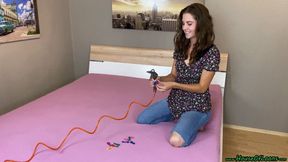 overinflating water balloons with the air compressor