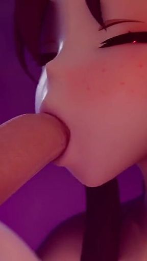 3D Girl Fuck a Hard Big Cock