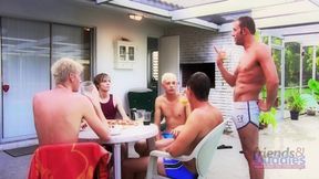Episode 5 - gay group sex threesome in the hot tub