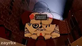 Detour in the alley leads to PAWG cop girl welcoming her pussy destroyed 18 (Roblox) [BLACKED]